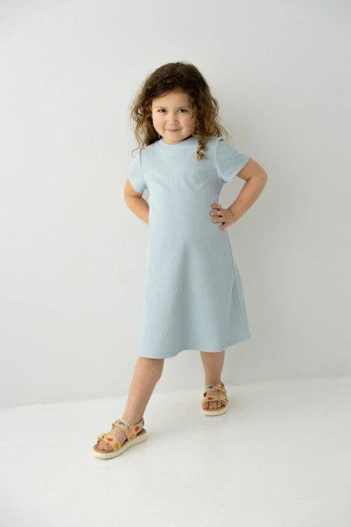 'Hope' Girl Ribbed T-Shirt Dress