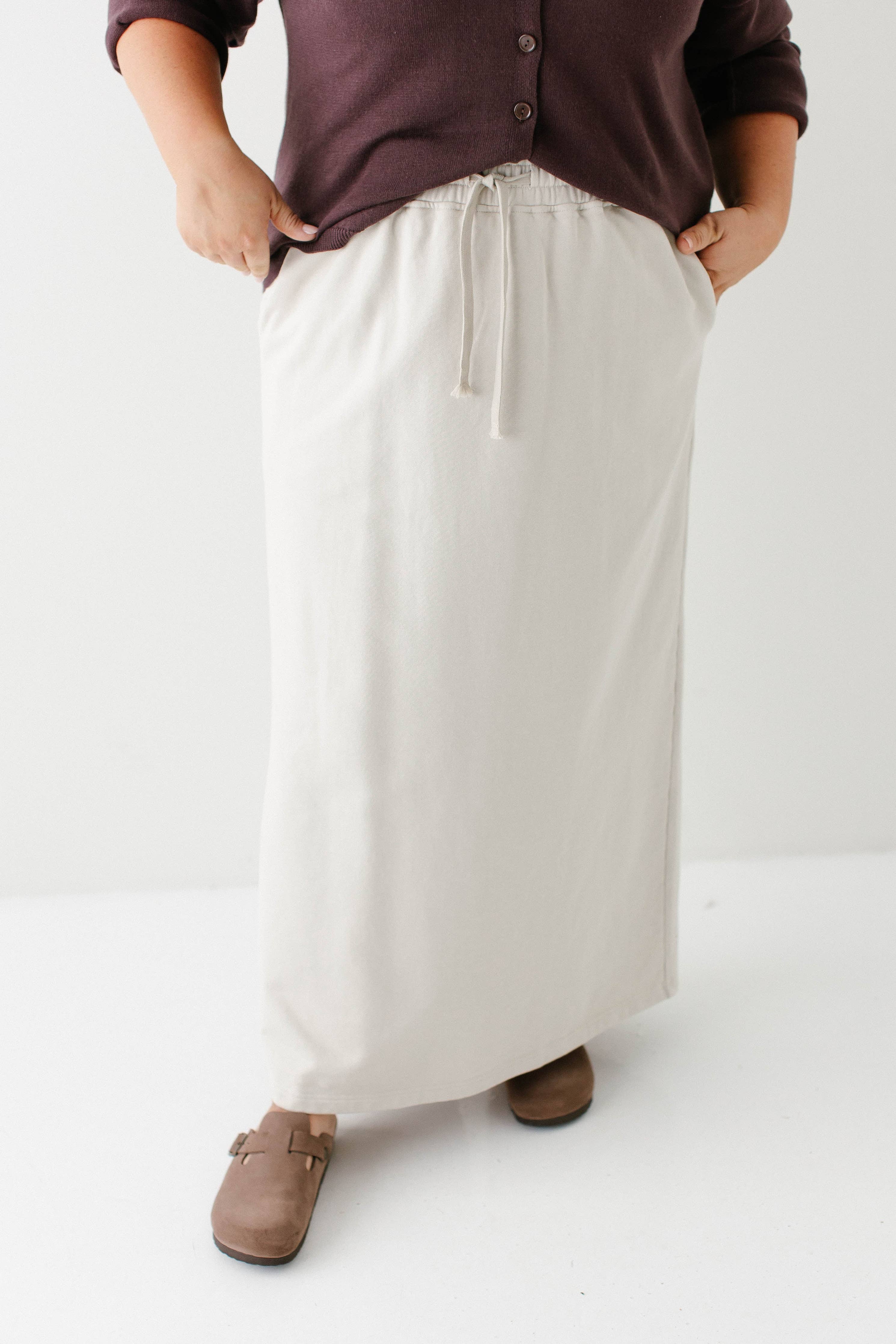 'Megan' Maxi Sweatshirt Skirt