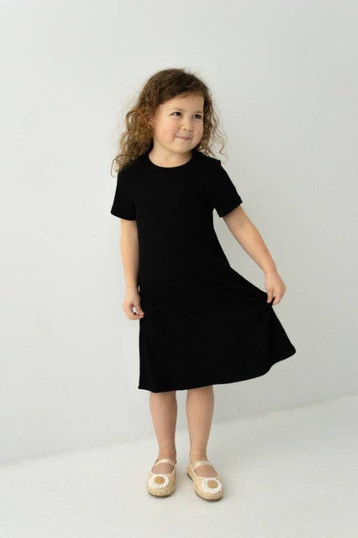 'Hope' Girl Ribbed T-Shirt Dress